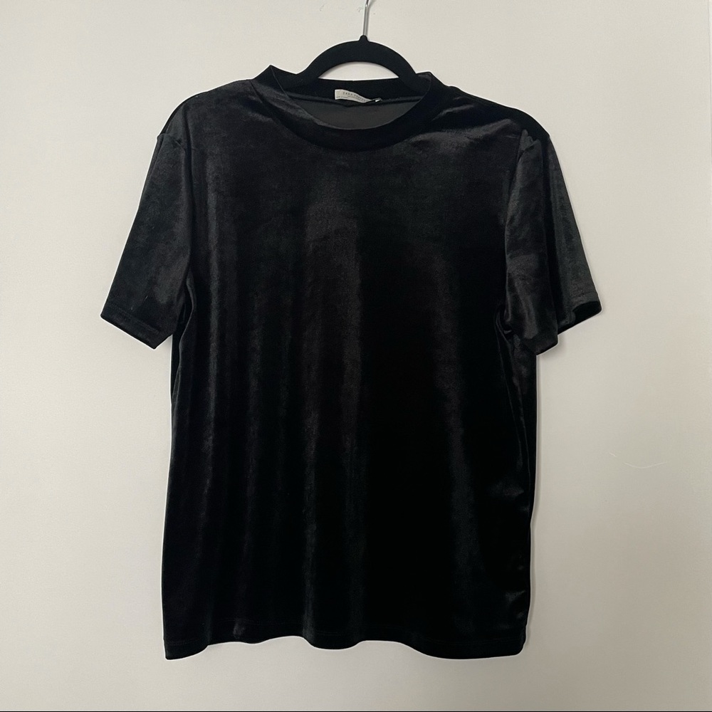 Zara Velvet T-Shirt